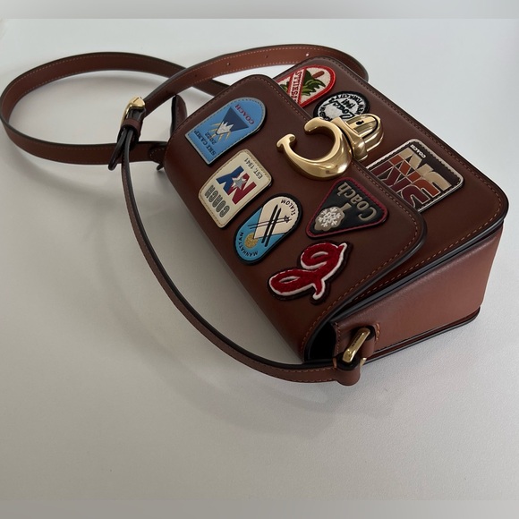 COACH Studio 19 Featuring Ski Patches & Locking Coach Buckle - Picture 9 of 11